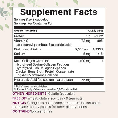 Micro Ingredients Multi Collagen Complex